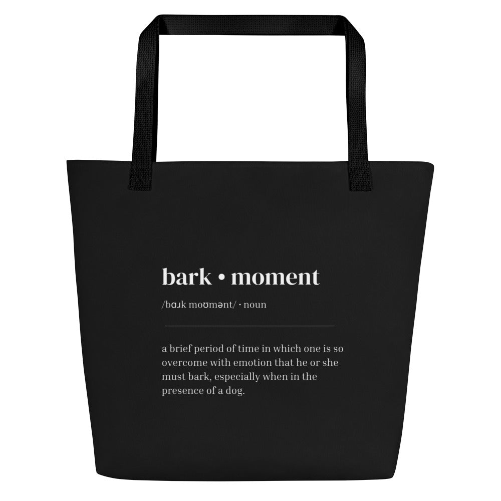 Dictionary Page - Black - Tote