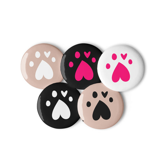 Paw Logo - Multi - Small Pin Set